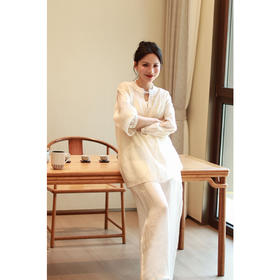 【抖音专属】V领套头衫（23708328凝脂）