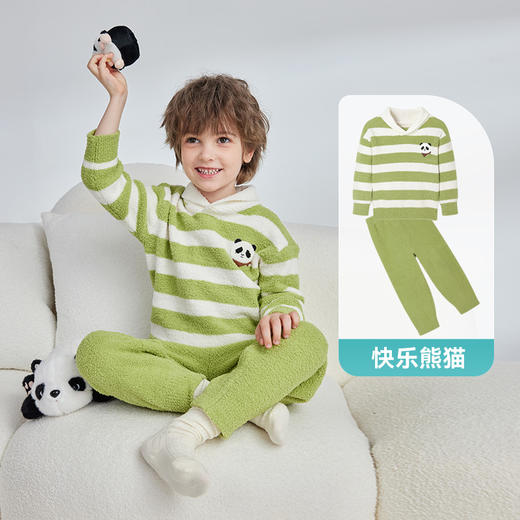【秒杀】ibaby×outlast太空科技恒温半边绒家居服睡衣套装 商品图9