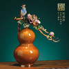 福禄寿喜 陶瓷+珐琅33*17*40珐琅葫芦居家办公室玄关新中式摆件 商品缩略图4