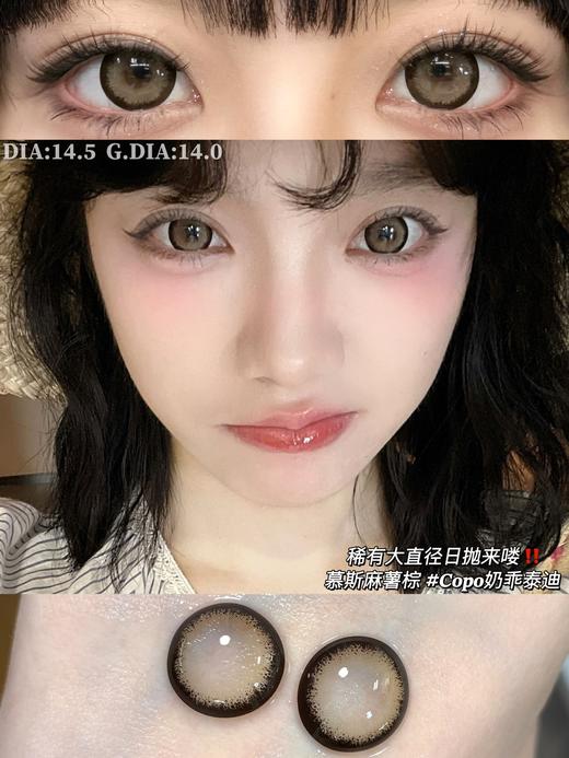 Doragina日抛·奶乖泰迪·14.5mm大着色·10片日抛 商品图2