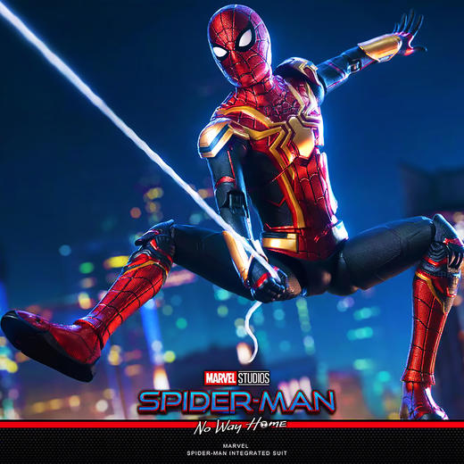 正版中动漫威复仇者联盟蜘蛛侠玩具正品手办男生可动人偶公仔摆件中动 漫威正版授权  黑红蜘蛛侠 商品图1