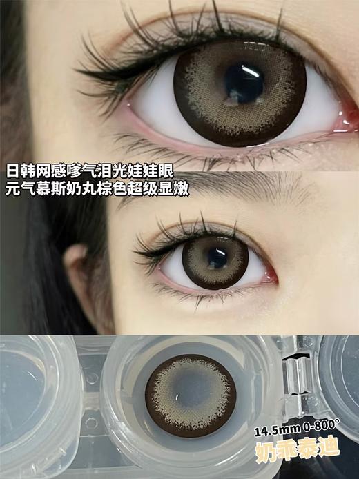 Doragina日抛·奶乖泰迪·14.5mm大着色·10片日抛 商品图7