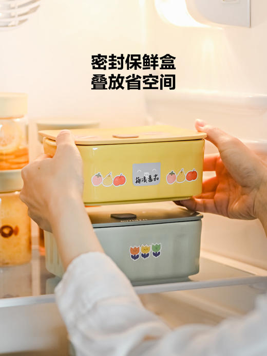 【专柜-北鼎】北鼎陶瓷饭盒猪猪盒可微波加热学生便当盒上班族陶瓷饭盒大容量 商品图7