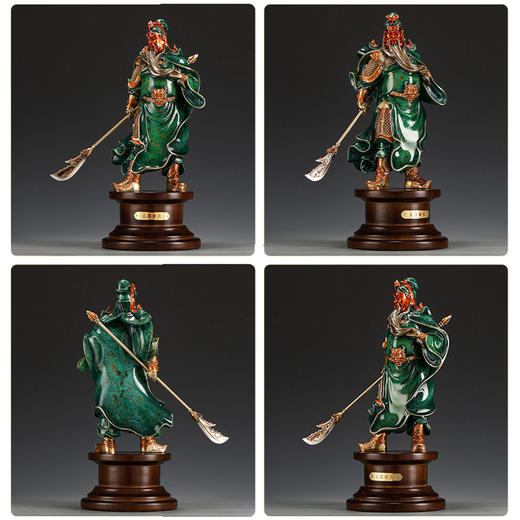 E-YM-B213 纯铜关公 商品图3