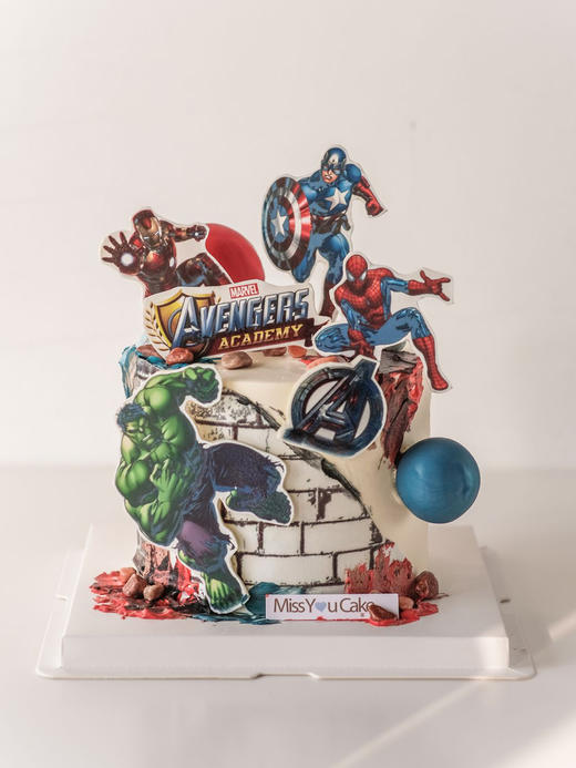 定制款蛋糕 - 漫威英雄 商品图0