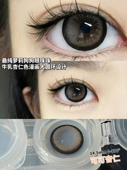 Doragina日抛·可可杏仁·14.5mm大着色·10片日抛 商品图6