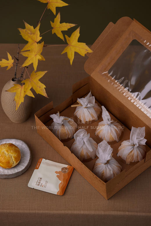 六枚装蛋黄酥礼盒HALF SUGAR 商品图0