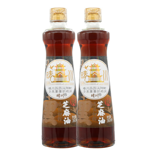 【武汉-汉阳】江城百臻福达坊黑芝麻油360ml*2 商品图0