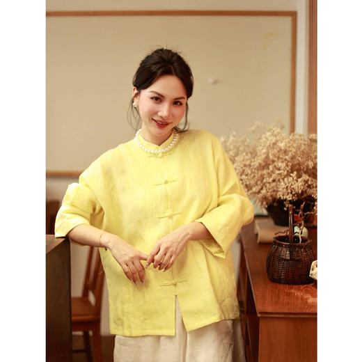 衬衫（22705019B-女贞黄） 商品图0