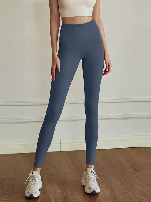 【第2件半价】跃牌（化蝶双飞）系列无缝莱卡高腰健身提臀大蜜桃裤 MS0095 商品图1