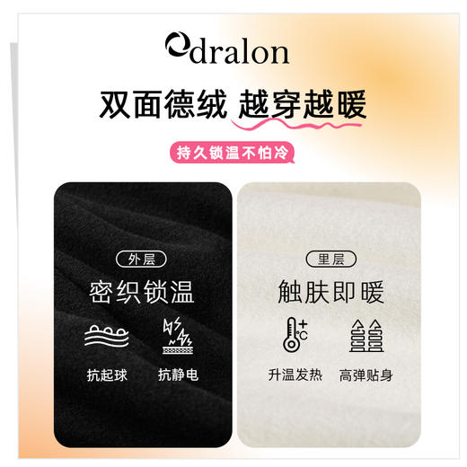 好奇蜜斯保暖背心女德绒24秋冬打底加绒加厚发热无痕上衣低领内搭-贝尔2.0 商品图2