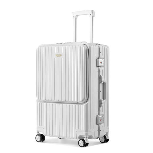 银座GINZA TRAVEL精致窄边24寸铝框前开盖行李箱系列6661K 商品图7