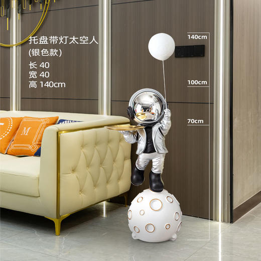 J-TY-YD0012 托盘高款宇航员 带蓝牙音响和星球灯 商品图2