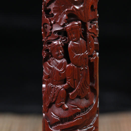 和合二仙°大&小款酸枝香筒 商品图4