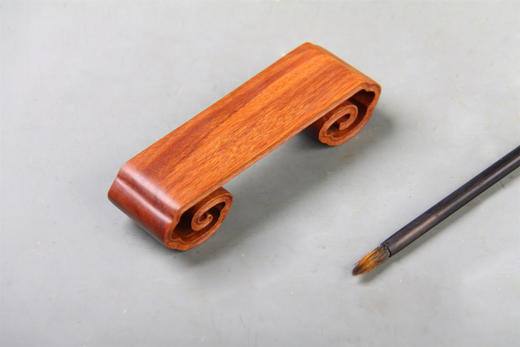 祥云°墨床笔架笔搁 紫光檀&黄杨木&非洲酸枝 商品图5