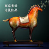 E-YM-FK184胡桃木底座大漆将军马摆件（ 310*120*350） 商品缩略图1