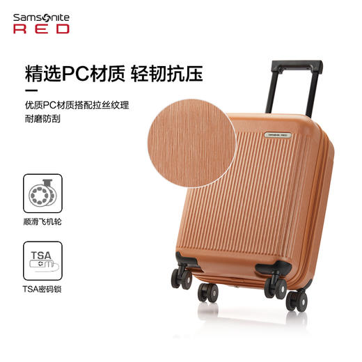 新秀丽NEW SPARKLE系列哑光拉丝纹理PC材质拉杆箱NZ2 商品图2