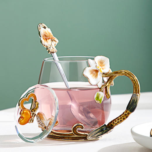 E-N-B0097/0098 诺诗曼兰之恋 珐琅单杯 商品图1