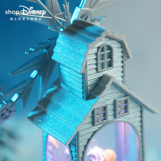 迪士尼 冰雪奇缘系列风车水晶灯A款送女生送女孩生日礼物灯光摆件八音盒 商品图3