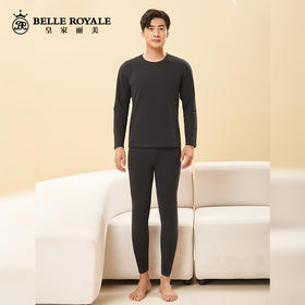 2023秋冬新款山羊绒桑蚕丝内衣男款保暖套装圆领打底衫秋衣秋裤BNN8321