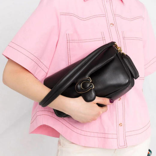【银川专场】Coach(专柜) 女士手提包黑色 C0772B4BK 商品图2