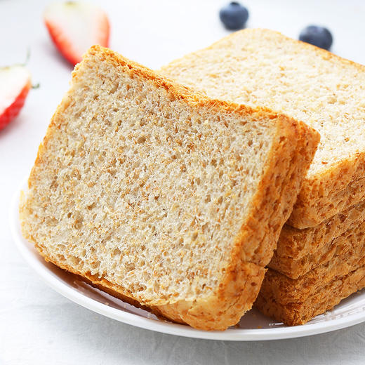【健康早餐】面包新语 全麦谷物代餐吐司 500g/500g*2 商品图2