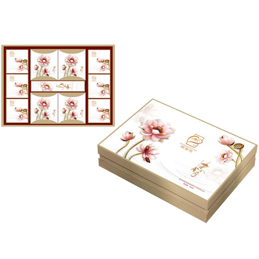 桂香苑  花金月礼盒 中秋节月饼礼盒 全国邮寄 多口味月饼 商品图4