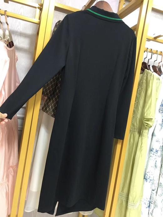 C6146       POLO领气质修身显瘦褶皱开叉连衣裙（特价不退换） 商品图6