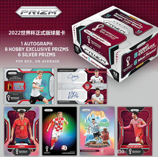PANINI 2022年世界杯 PRIZM Hobby 球星卡 商品图1