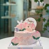 国风寿桃鲜花蛋糕（蛋糕需提前1天下单，不接急单）【页面往下拉，有尺寸和口味选择】 商品缩略图0