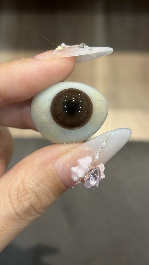 Laseecon年抛·么么茶·14.2mm中等着色·韩产2片 商品图2