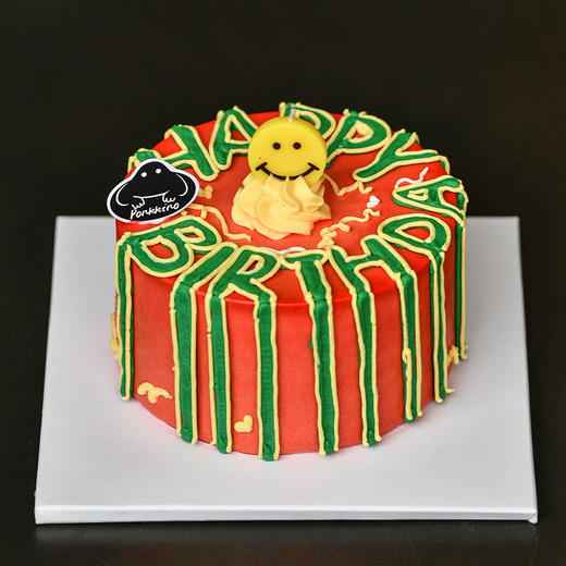 撞色字母奶油蛋糕（可改色） 商品图2