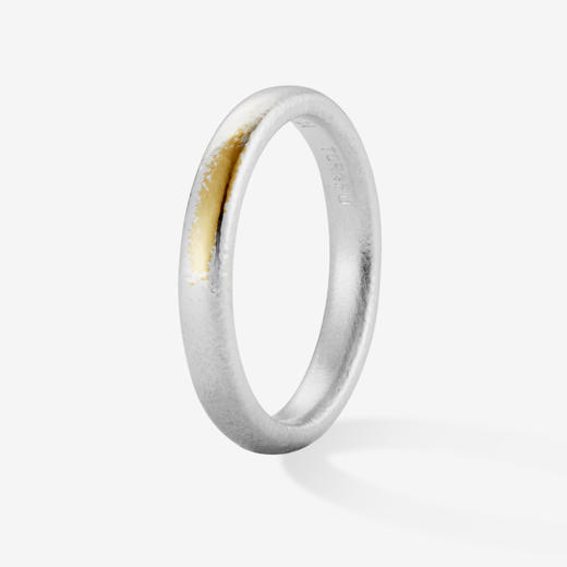 北京仓｜TORAFU-OVAL-纤细款（2.5mm） 24K黄金镀银 戒指 （单只）［日本设计师］ 商品图2