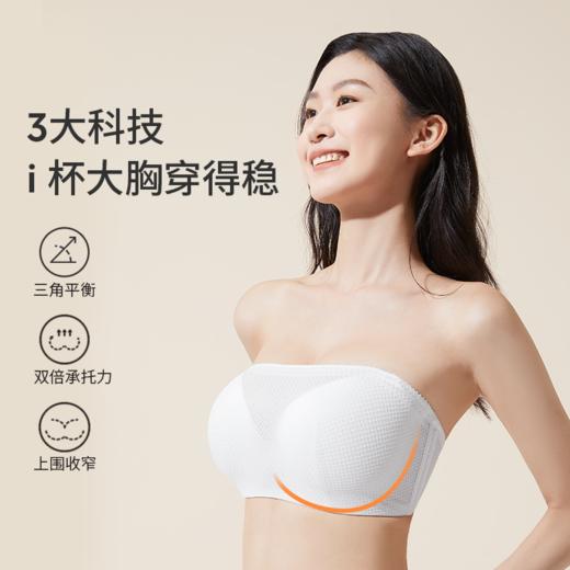 【买三免一】[抹胸无肩带]抹胸裹胸防滑防走光上托聚拢婚纱内搭蕾丝大胸内衣女 商品图2