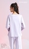 纯棉长袖薄款家居服上衣女士简约舒适睡衣春夏秋套头家居服套装JJT9737 商品缩略图1