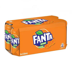 330ml芬达橙味碳酸饮料