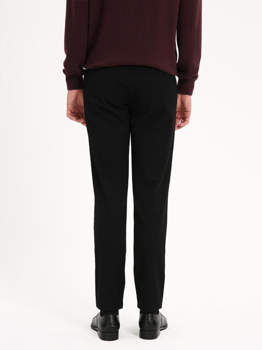 callisto黑色弹力羊毛混纺休闲裤 FSCPW153C BK 商品图2