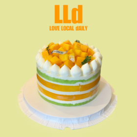 抹茶椰子芒果 · 奶油蛋糕