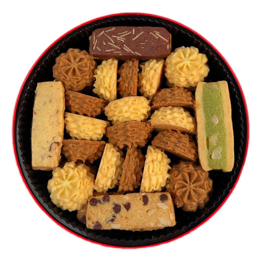 【4月7日开始陆续发货】【小 混合】尝鲜400g十味混合曲奇｜手工网红下午茶饼干组合  日常装/办公室零食/下午茶点心-默认不配手提袋 商品图0