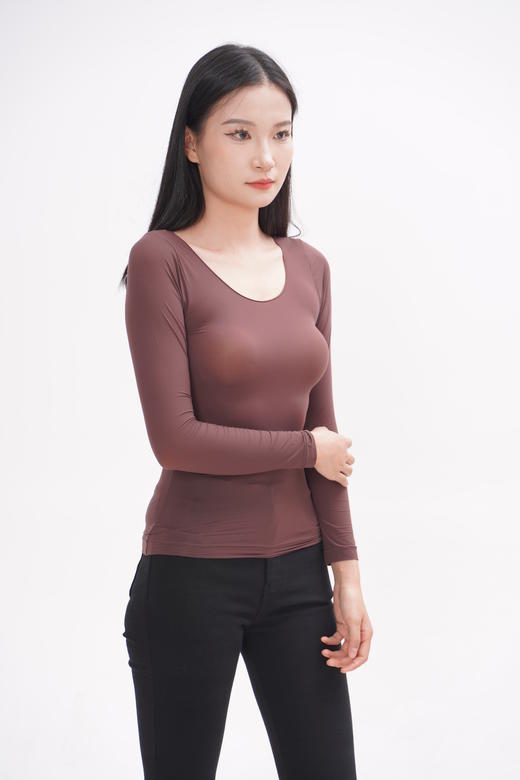 臣禾【七色热能衣】发热保暖CHAO薄打底衫H233052058 现货 商品图4