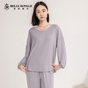 新款兰精莫代尔棉高级简约家居服春秋睡衣女款休闲套头简约可外穿JJT90006 商品缩略图0