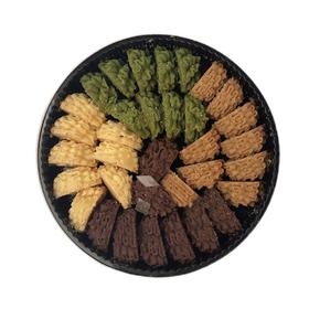 【4月7日开始陆续发货】【大 四季混合曲奇】336g四味臻选｜宇治抹茶×法芙娜可可×甄选原味×香醇咖啡  下午茶轻奢享受 | 咖啡伴侣 | 办公桌精致零食-默认不配手提袋