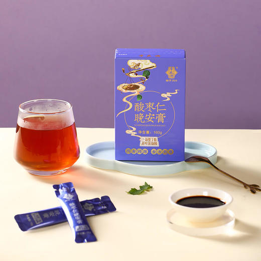 【失眠必备 助眠好帮手】李良济酸枣仁晚安膏10g*16条 睡眠膏滋 商品图6