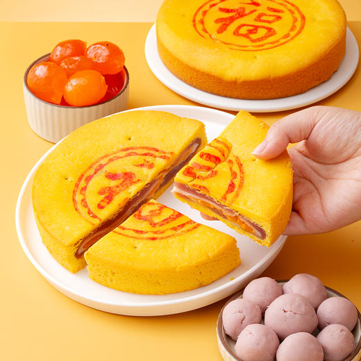 【网红爆款】芋泥麻薯大月饼500g1斤装 商品图1