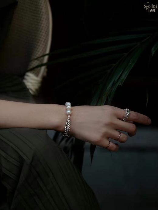 SpoiledBrat Jewelry925银珍珠个性戒指 商品图4