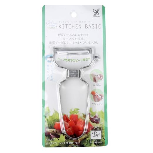 日本吉川 进口全不锈钢削皮刀  刮去皮刀刨刀 商品图3