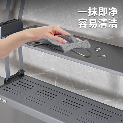 酷太 吊柜下双层折叠备餐架 商品图4