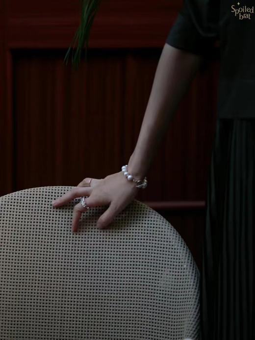 SpoiledBrat Jewelry925银珍珠个性戒指 商品图3