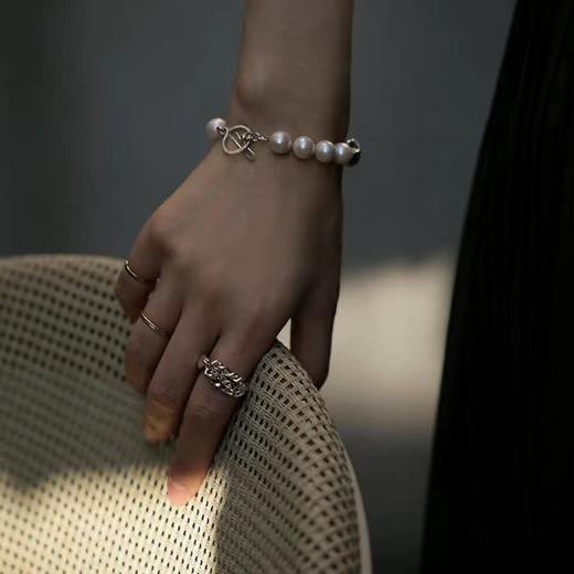 SpoiledBrat Jewelry925银珍珠个性戒指 商品图2