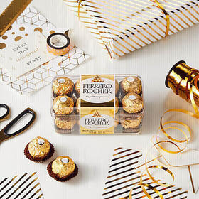 费列罗榛果威化巧克力200g/040267 多重滋味层层用心16粒装